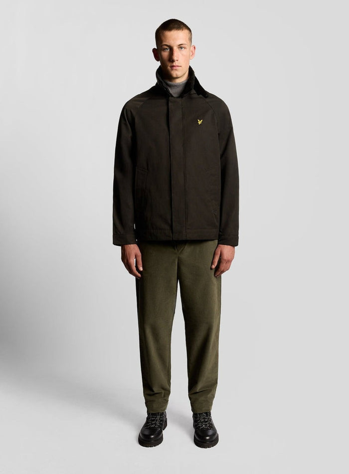 LYLE & SCOTT Tartan Lined Hunting Jacket Jet Black - MAISONDEFASHION.COM