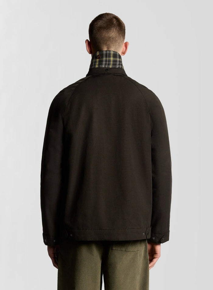 LYLE & SCOTT Tartan Lined Hunting Jacket Jet Black - MAISONDEFASHION.COM