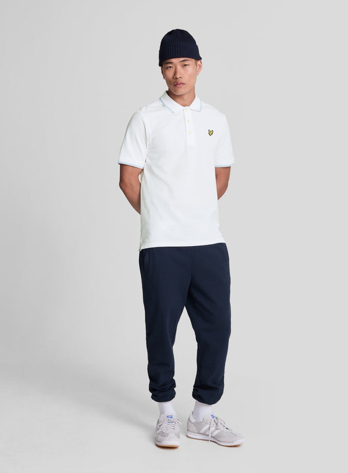 LYLE & SCOTT Tipped Polo Shirt White Light - MAISONDEFASHION.COM
