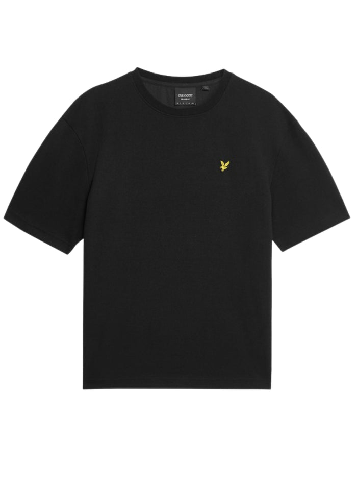 LYLE & SCOTT Ultra Soft Cotton Blend T-Shirt Jet Black - MAISONDEFASHION.COM