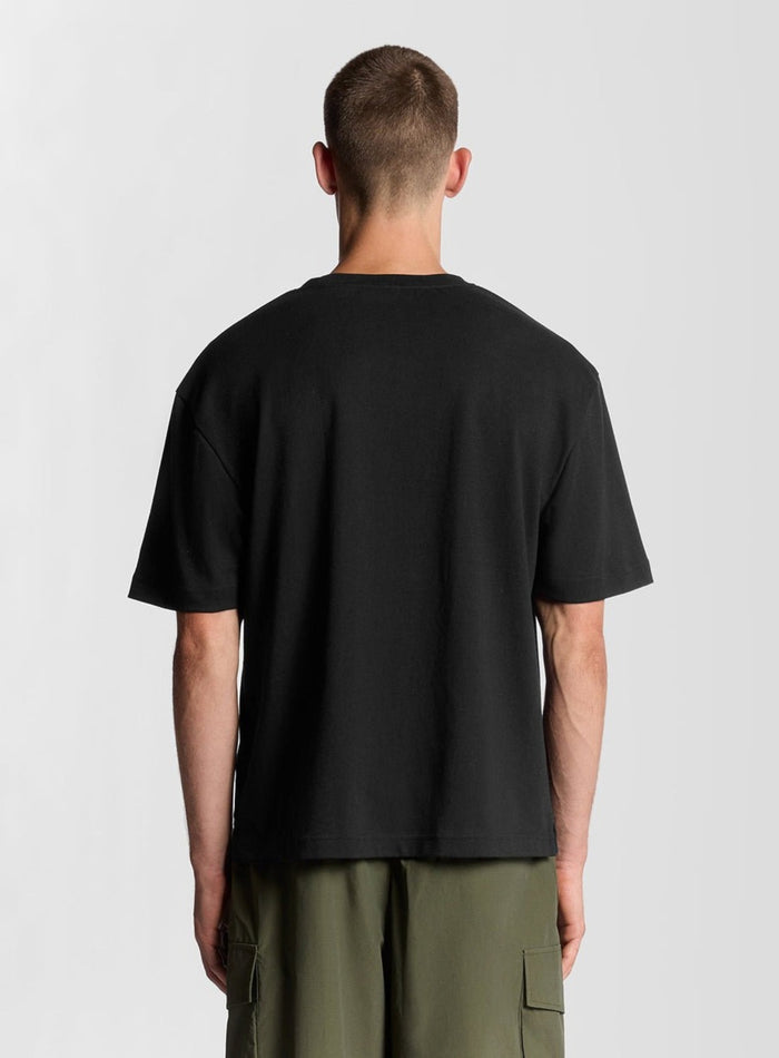 LYLE & SCOTT Ultra Soft Cotton Blend T-Shirt Jet Black - MAISONDEFASHION.COM