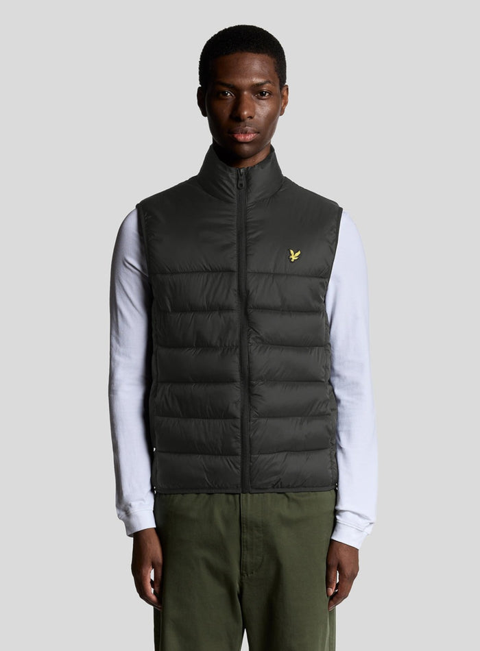 LYLE & SCOTT Wadded Gilet Jet Black - MAISONDEFASHION.COM