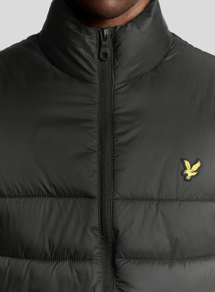 LYLE & SCOTT Wadded Gilet Jet Black - MAISONDEFASHION.COM
