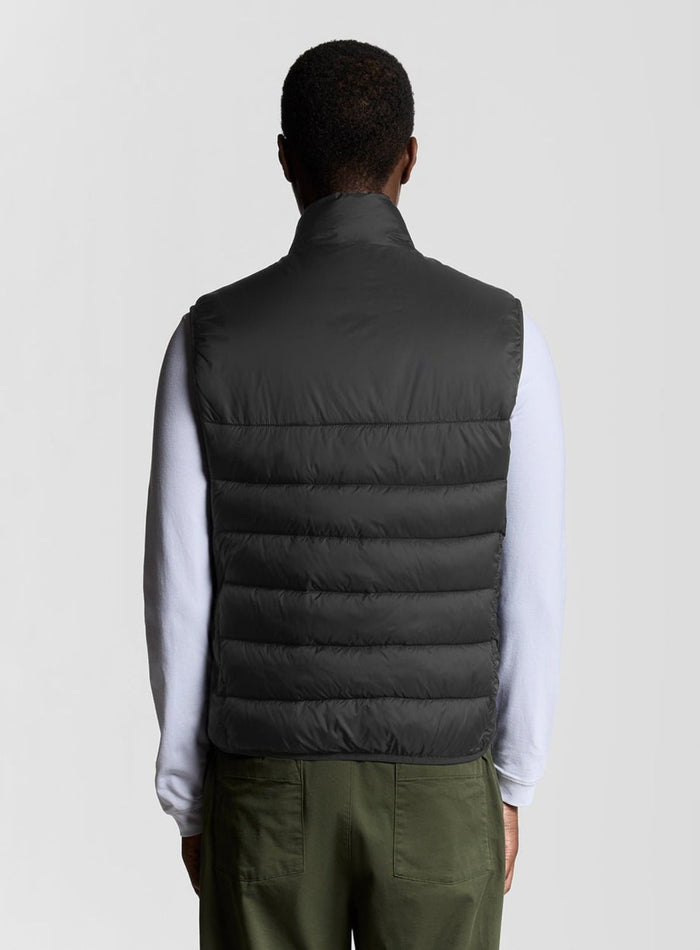 LYLE & SCOTT Wadded Gilet Jet Black - MAISONDEFASHION.COM