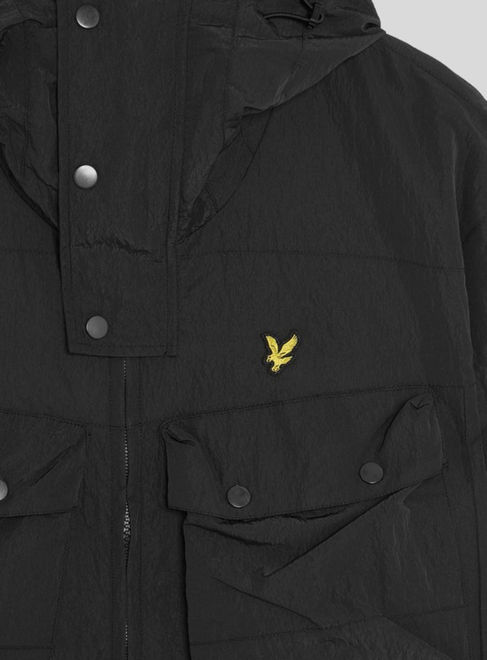 LYLE & SCOTT Water Resistant Guard Parka Black Ice - MAISONDEFASHION.COM