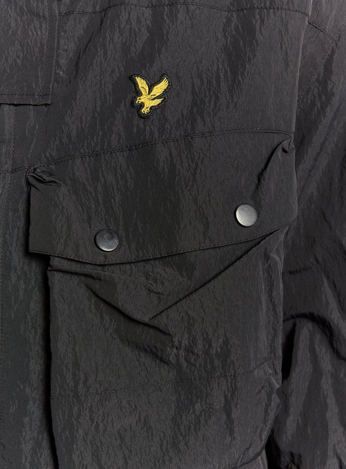 LYLE & SCOTT Water Resistant Guard Parka Black Ice - MAISONDEFASHION.COM