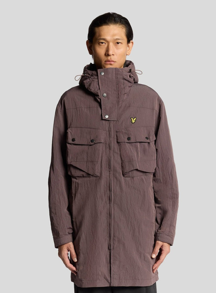 LYLE & SCOTT Water Resistant Guard Parka Espresso - MAISONDEFASHION.COM
