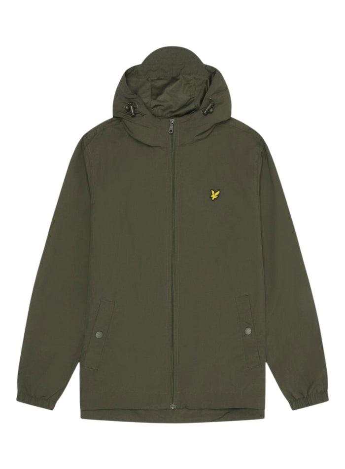 LYLE & SCOTT Water Resistant Hooded Jacket Olive - MAISONDEFASHION.COM