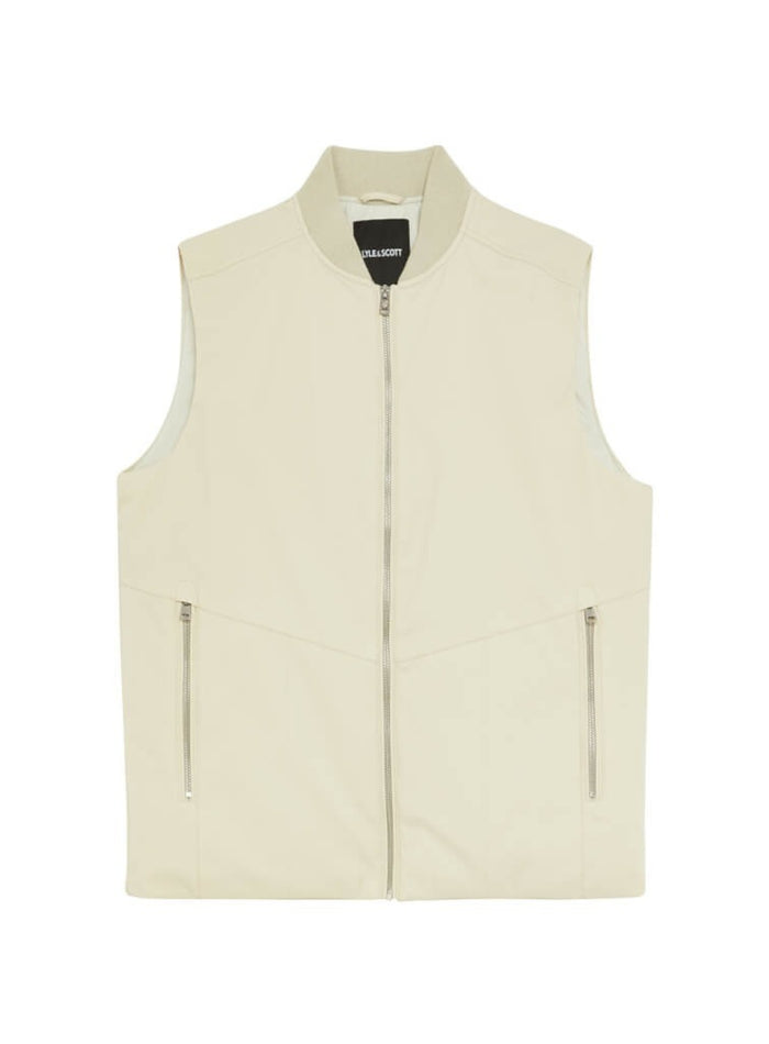 LYLE & SCOTT Water Resistant Insulated Gilet Grey Taupe - MAISONDEFASHION.COM