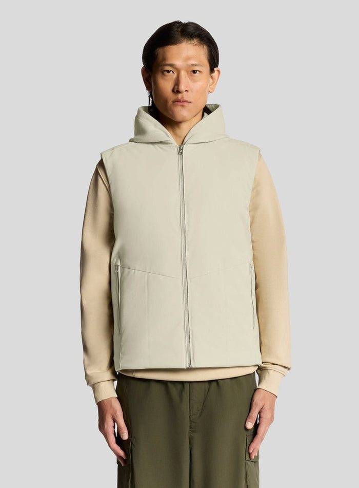 LYLE & SCOTT Water Resistant Insulated Gilet Grey Taupe - MAISONDEFASHION.COM