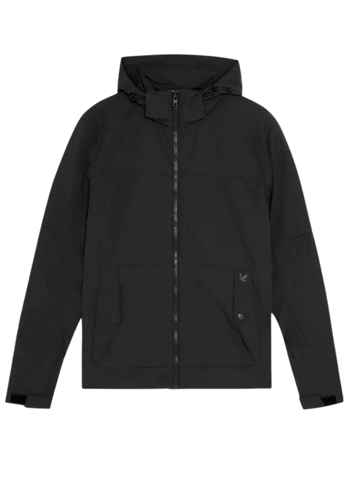 LYLE & SCOTT Water Resistant Packaway Jacket Black Ice - MAISONDEFASHION.COM