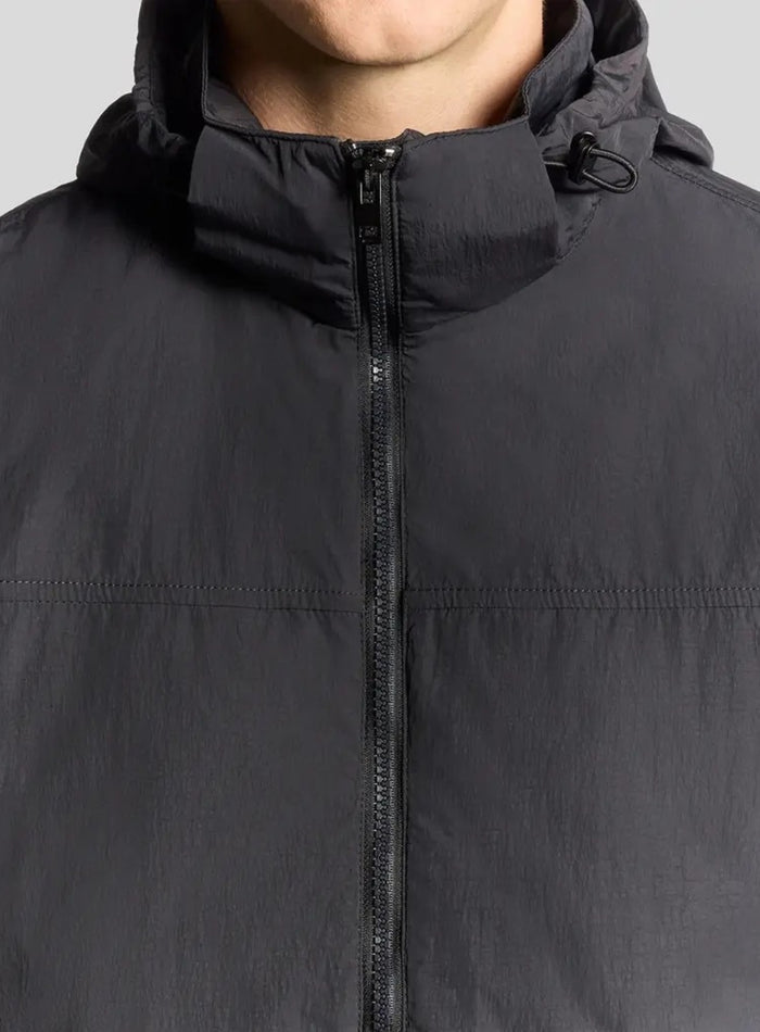 LYLE & SCOTT Water Resistant Packaway Jacket Black Ice - MAISONDEFASHION.COM