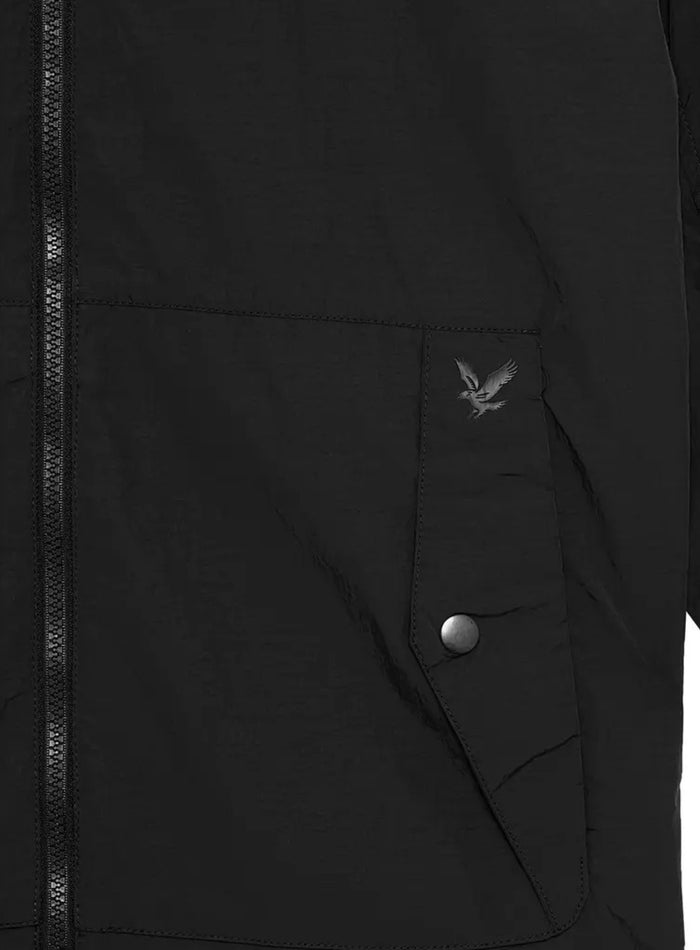 LYLE & SCOTT Water Resistant Packaway Jacket Black Ice - MAISONDEFASHION.COM