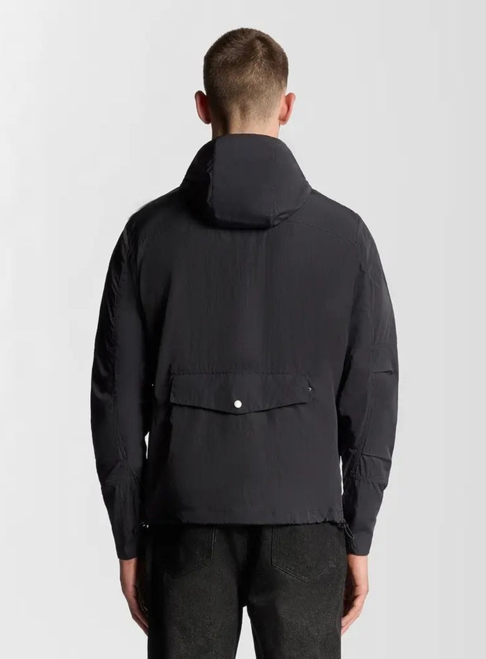 LYLE & SCOTT Water Resistant Packaway Jacket Black Ice - MAISONDEFASHION.COM