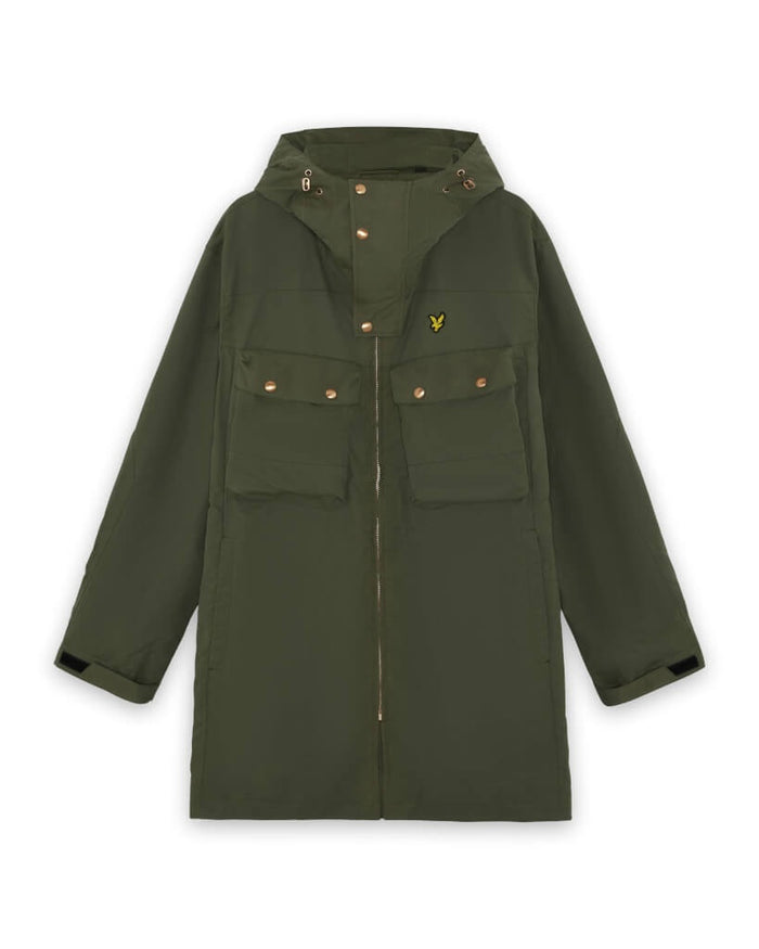LYLE & SCOTT Waxed Guard Parka True Olive