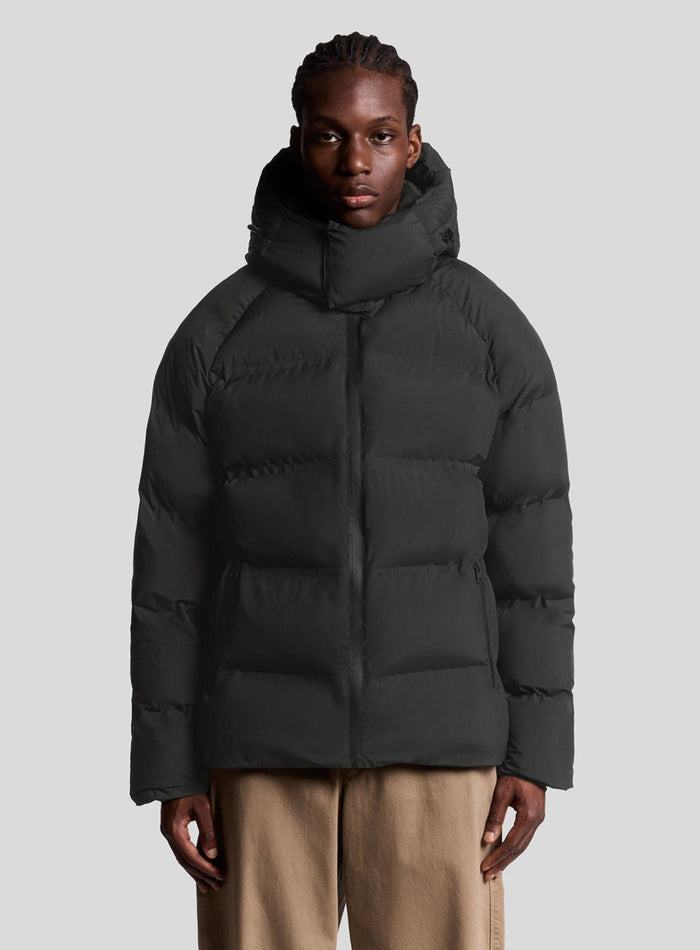 LYLE & SCOTT Welded Puffer Jacket Jet Black - MAISONDEFASHION.COM