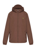 LYLE & SCOTT Zip Through Hooded Jacket Bottle Brown - MAISONDEFASHION.COM