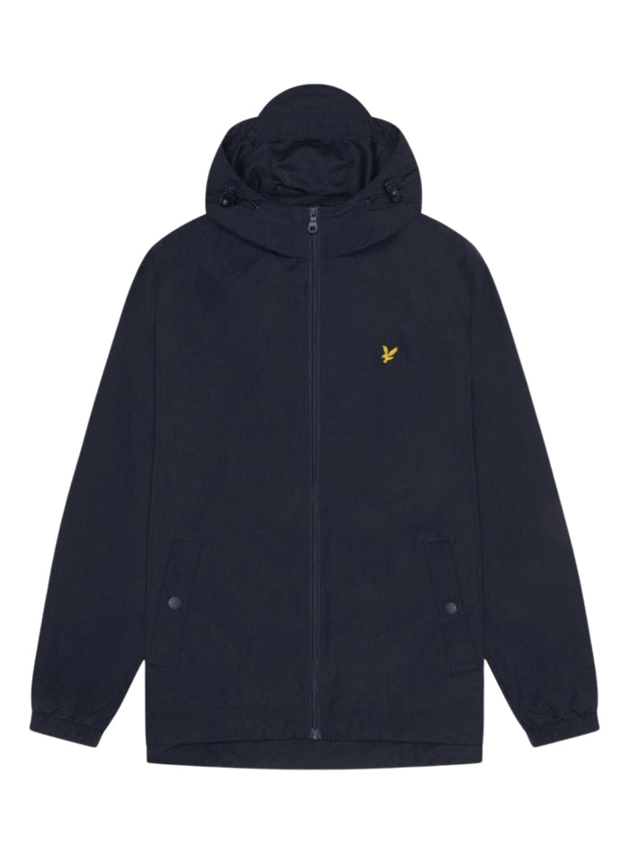 LYLE & SCOTT Zip Through Hooded Jacket Dark Navy - MAISONDEFASHION.COM