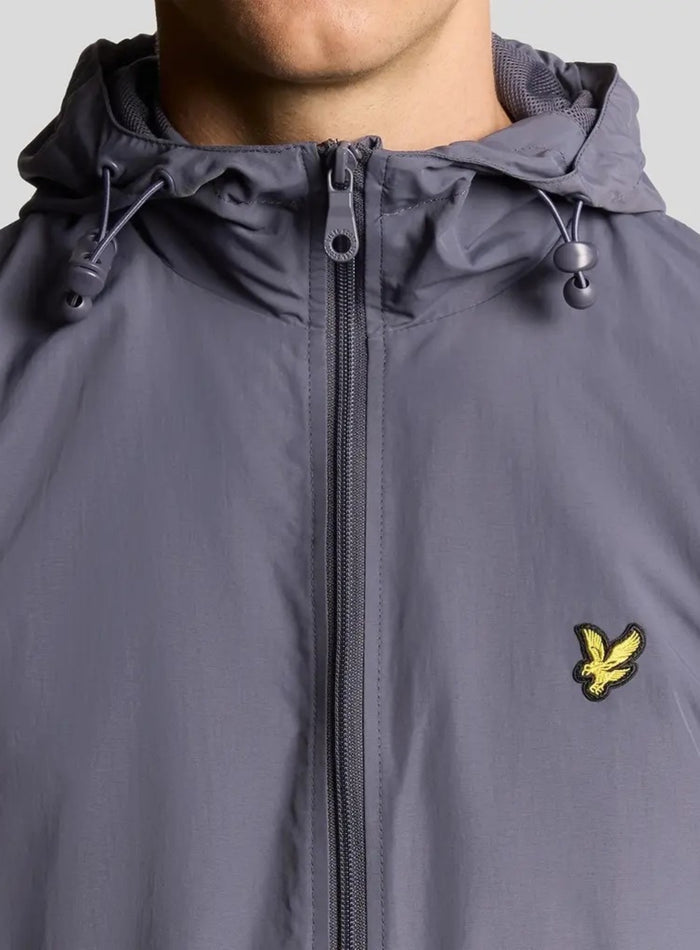 LYLE & SCOTT Zip Through Hooded Jacket Graystone - MAISONDEFASHION.COM