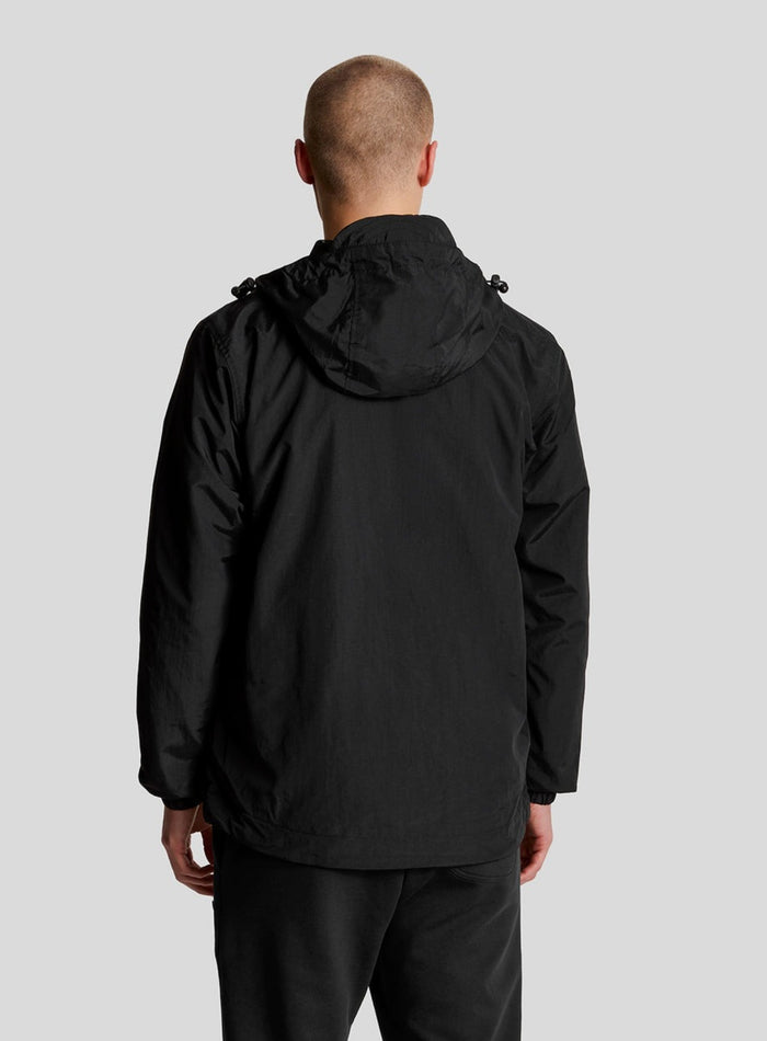 LYLE & SCOTT Zip Through Hooded Jacket Jet Black - MAISONDEFASHION.COM
