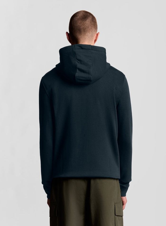LYLE & SCOTT Zip Through Hoodie Dark Navy - MAISONDEFASHION.COM