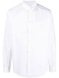 MAISON MARGIELA MM6 MEN Button Down Cotton Shirt White - MAISONDEFASHION.COM