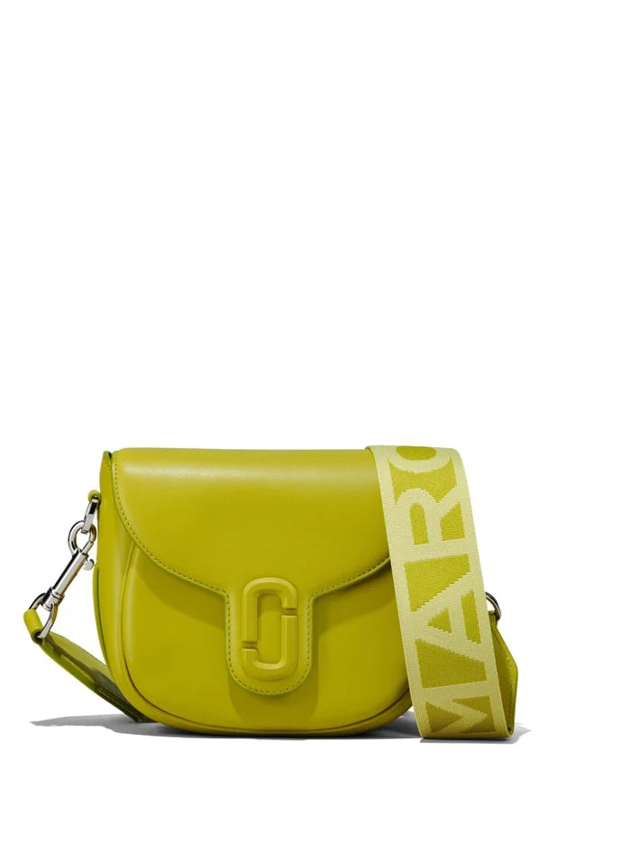 MARC JACOBS WOMEN The J Marc Small Saddle Bag Citronelle - MAISONDEFASHION.COM