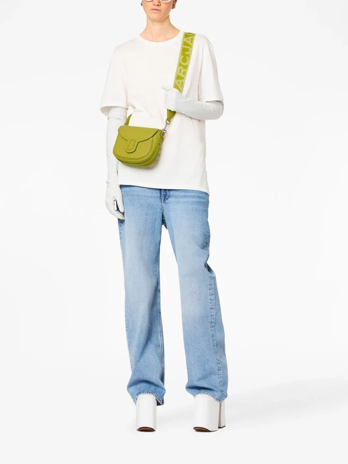MARC JACOBS WOMEN The J Marc Small Saddle Bag Citronelle - MAISONDEFASHION.COM