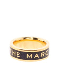 MARC JACOBS WOMEN The Medallion Ring Black/Gold - MAISONDEFASHION.COM