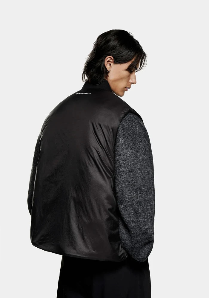 MKI MIYUKI ZOKU Insulated Loft Vest Black - MAISONDEFASHION.COM