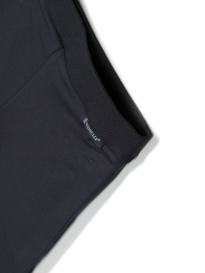 MONCLER BABY Logo Patch Tracksuit Navy - MAISONDEFASHION.COM
