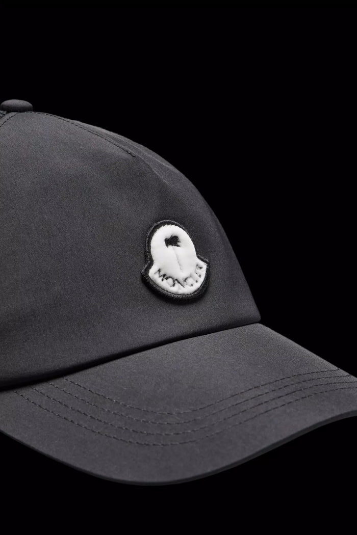MONCLER GENIUS X 8 MONCLER PALM ANGELS MEN Logo Cap Black/White - MAISONDEFASHION.COM