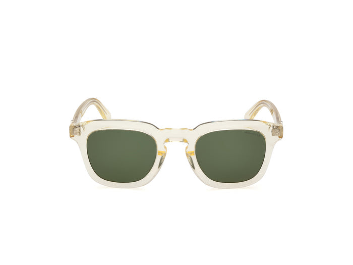 MONCLER Gradd Sunglasses Shiny Beige - MAISONDEFASHION.COM