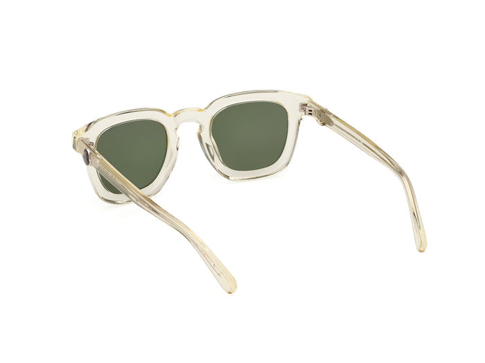 MONCLER Gradd Sunglasses Shiny Beige - MAISONDEFASHION.COM