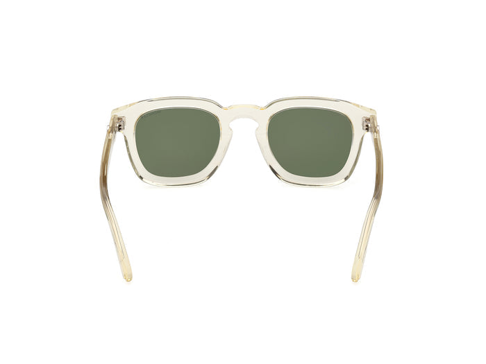 MONCLER Gradd Sunglasses Shiny Beige - MAISONDEFASHION.COM