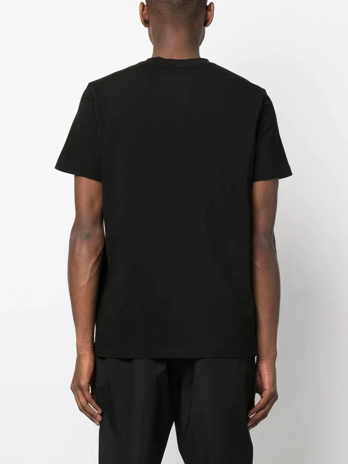MONCLER Graphic Logo T-Shirt Black - MAISONDEFASHION.COM