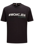 MONCLER GRENOBLE Logo T-Shirt Black - MAISONDEFASHION.COM