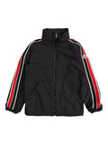 MONCLER KIDS Boys Nikki Hooded Jacket Navy Blue - MAISONDEFASHION.COM