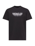 MONCLER Logo Cotton Jersey T-Shirt Black