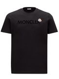 MONCLER Logo T-Shirt Black - MAISONDEFASHION.COM