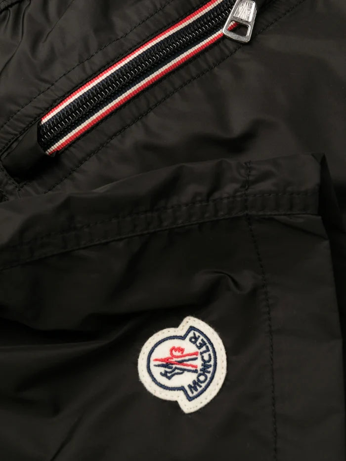 MONCLER Logo-patch Swimming Shorts Black - MAISONDEFASHION.COM