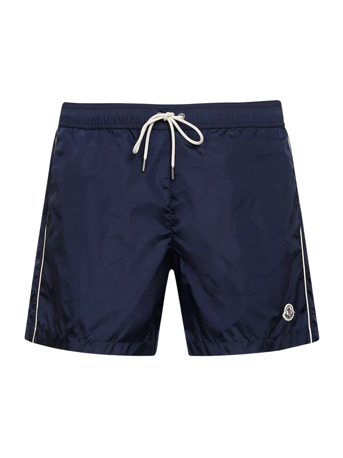 MONCLER Logo Swim Shorts Navy