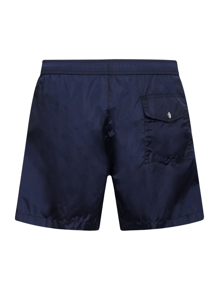 MONCLER Logo Swim Shorts Navy