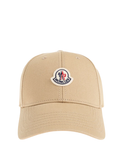 MONCLER WOMEN Logo Baseball Cap Beige