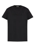 MONCLER WOMEN Logo T-shirt Black - MAISONDEFASHION.COM