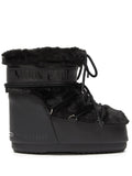 MOON BOOT Icon Low Faux-fur Boots Black - MAISONDEFASHION.COM