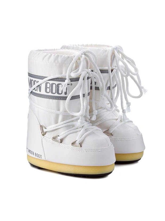 MOON BOOT KIDS Icon Boots White - MAISONDEFASHION.COM