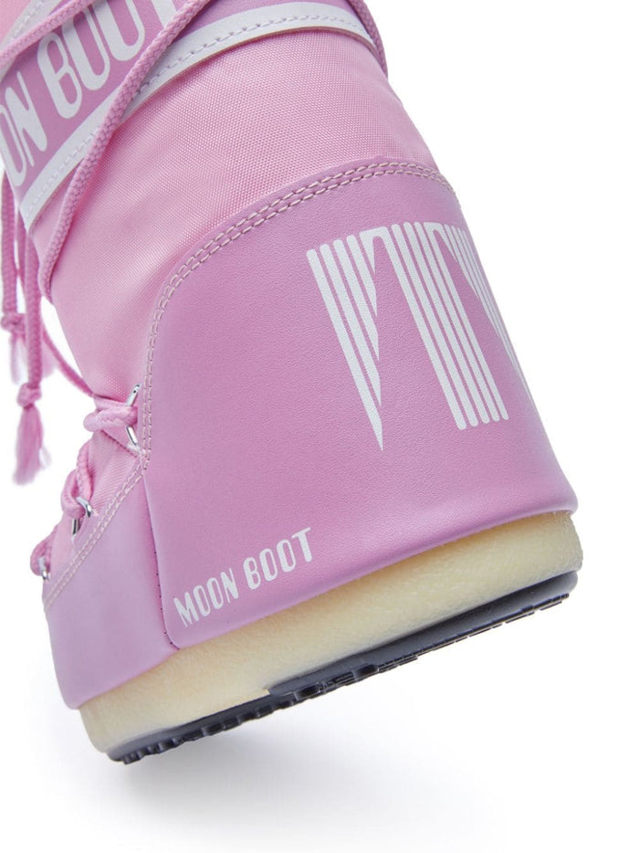 MOON BOOT KIDS Icon MB Nylon Boots Pink - MAISONDEFASHION.COM