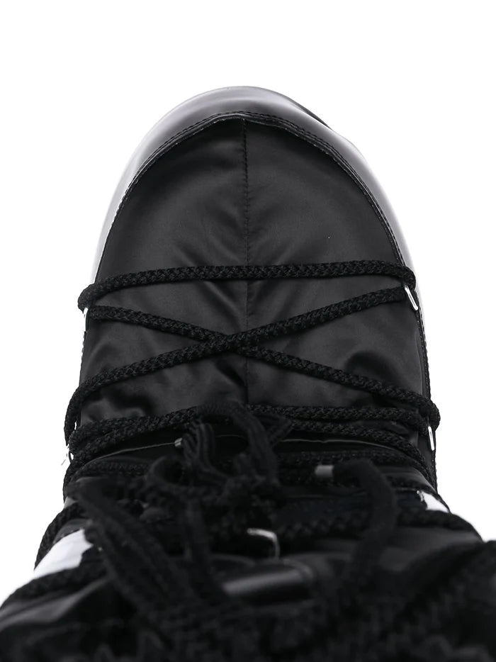 MOON BOOT UNISEX Icon Glance Boots Black - MAISONDEFASHION.COM