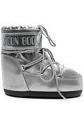 MOON BOOT UNISEX Icon Glance Low Boots Silver - MAISONDEFASHION.COM